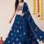 Teal Designer Special Navratri Wear Lehenga Choli