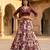 Multicolour Semistitched Croptop Choli With Unstitched Blouse