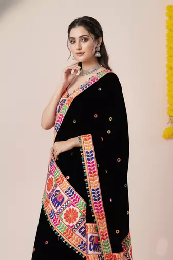 Black Designer Special Navratri Wear Lehenga Choli