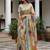 Cream Color Dori With Printed Work Virana Silk Saree