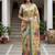 Cream Color Dori With Printed Work Virana Silk Saree