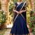 Navyblue Kanchi Cotton Zari Weaving Work Semi-stitched Lehenga Choli with Dupatta