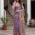 Lavender Color Dori With Printed Work Silk Saree