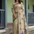 Cream Color Dori With Printed Work Virana Silk Saree