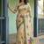 Cream Color Dori With Printed Work Virana Silk Saree