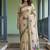 Cream Color Dori With Printed Work Virana Silk Saree