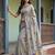 Grey Color Dori With Printed Work Silk Saree