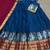 Rama Kanchi Cotton Zari Weaving Work Semi-stitched Lehenga Choli with Dupatta