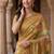 Mustard Color Dori With Printed Work Virana Silk Saree