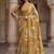 Mustard Color Dori With Printed Work Virana Silk Saree