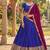 Royalblue Kanchi Cotton Zari Weaving Work Semi-stitched Lehenga Choli with Dupatta