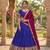 Royalblue Kanchi Cotton Zari Weaving Work Semi-stitched Lehenga Choli with Dupatta