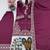Purple crepe embroidered readymade suits