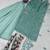 Blue net embroidered readymade suits