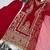 Red georgette embroidered readymade suits