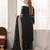 Black georgette embroidered readymade suits