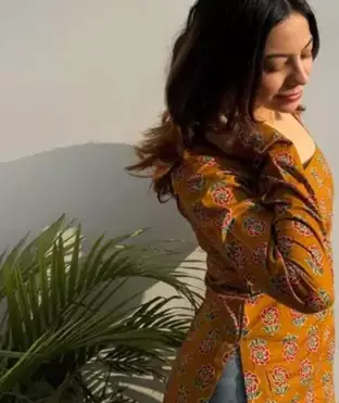 Pack Of 1 Handmade Block Printed Rayon Fabric Designer Tops & Tunics For Women's & Girls