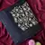 Black matka silk saree with all over designer embroidery