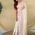 ivory soft silk saree