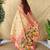 Cream tissue silk saree