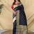 Black elegance soft silk banarasi saree