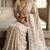 Cream loom tussar saree with all over designer embroidery
