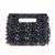 Amyra navy blue suede handcrafted clutch