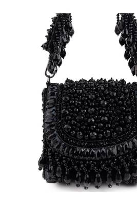 Josy black suede embellished mini bag 2