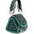 Josy green suede embellished mini bag