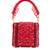 Josy red suede embellished mini bag