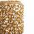 Mia gold georgette embellished mini cylinder bag