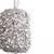 Mia silver georgette embellished mini cylinder bag