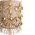Rania gold & silver georgette embellished cylinder mini bag