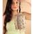 Rania gold & silver georgette embellished cylinder mini bag