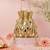 Noorah gold georgette mirror handcrafted potli