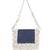 Elana denim pearl embellished mini bag