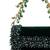 Elana green suede crystal embellished mini bag