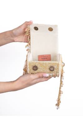 Bella pastel suede embellished cylinder mini bag 4