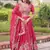 Enchanting Pink Embroidered Crushed Designer Lehenga With Blouse