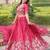 Enchanting Pink Embroidered Crushed Designer Lehenga With Blouse