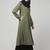 Two-piece abaya Dress with Elasticated Sleeves,
