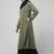 Two-piece abaya Dress with Elasticated Sleeves,