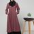 Two- piece abaya Dress with Elasticated Sleeves Women &girls,
