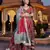 Floral printed semi-stitched cotton lehenga & unstitched blouse with dupatta