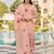 Pink chanderi silk heavy thread embroidery work kurta pant set