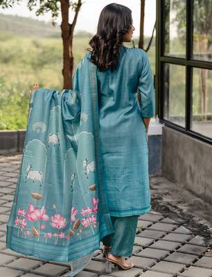 Rama cotton printed kurta pant set 3