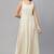 Printed rayon blend stitched flared/a-line gown (orange)