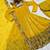 Yellow crunshy silk party wear embroidery sharara    suit set