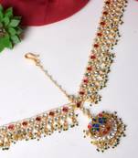 Gold supraja kundan mathapatti