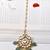 Gold chandasri kundan maangtikka (mint green)